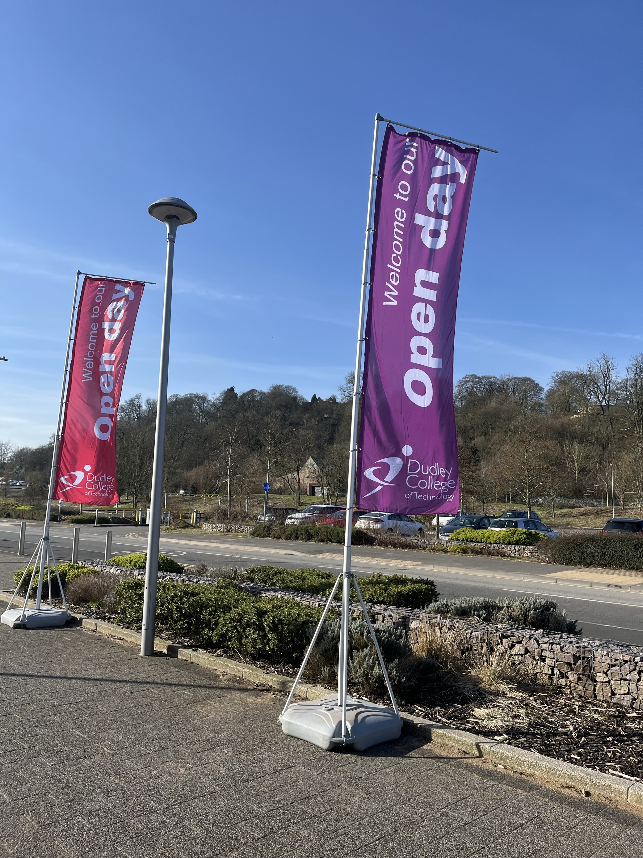 A photograph of the Dudley Campus on an Open Day